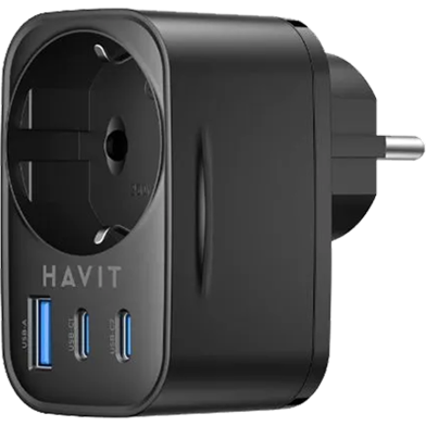 Havit UC142 30w 4 In 1 Travel Charger With Plug Adapter image