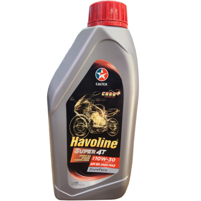 Havoline 10W-30 Mineral Motorcycle Engine Oil - 1 Ltr image