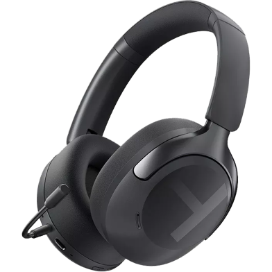 Haylou 52dB ANC Hi-Res Audio and LDAC Wired Wireless Modes Overhead Headphones- Black image
