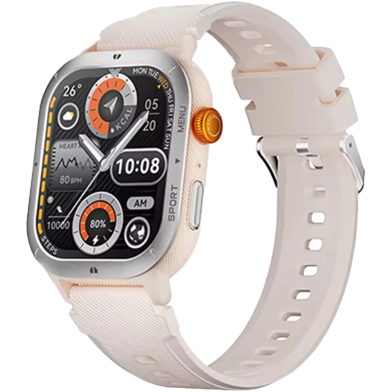 Haylou Iron Neo smart watch with 3ATM- Silver image