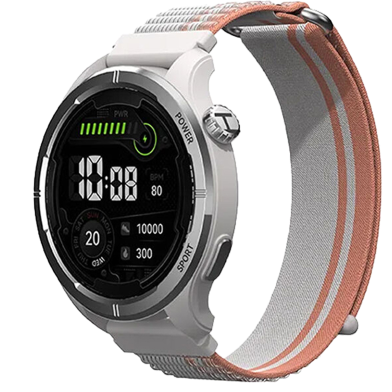 Haylou Solar Neo BT Calling Smartwatch- Silver (Woven Plus Silicone Strap) image