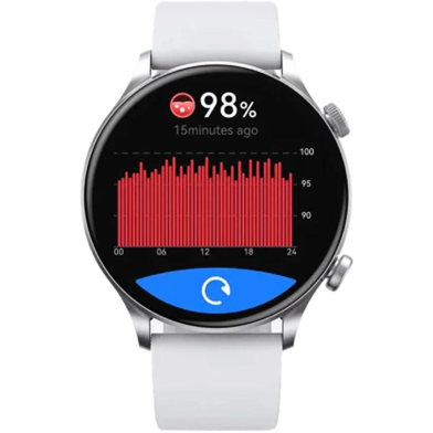 Haylou Solar Plus Amoled Calling Smart Watch (LS16) - Silver image
