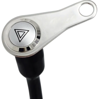 Hazard Emergency Metal Switch LED Red Light Momentary Button For Warning Light For Motorcycle And E-Bike image