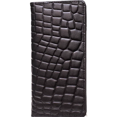 Hazzle Croco Dice Wallet Long Black Premium Leather Stylish Design image