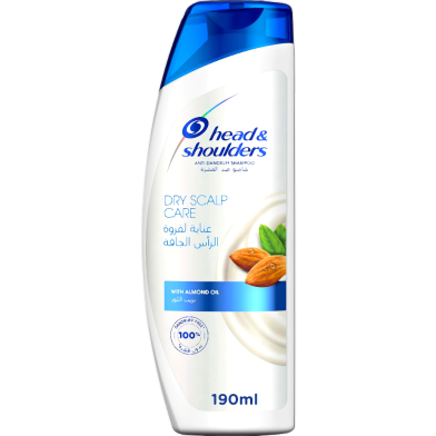 Head And Shoulders Dry Scalp Care Shampoo With Almond Oil 190ml image