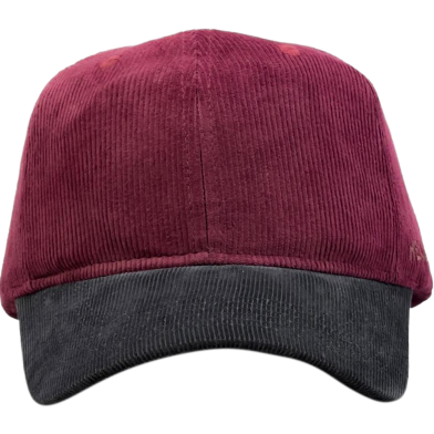 Head Gear Red Wine Grey Dual Tone Cord Cap image