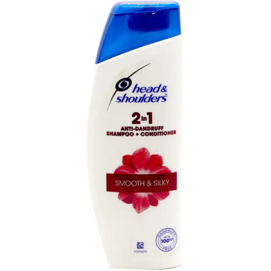 Head and Shoulders Smooth and Silky 2in1 Shampoo plus Conditioner 650ml image