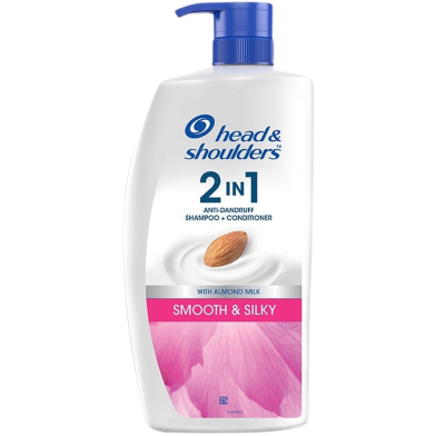 Head and Shoulders Smooth and Silky 2in1 Shampoo and Conditioner 1Ltr. image
