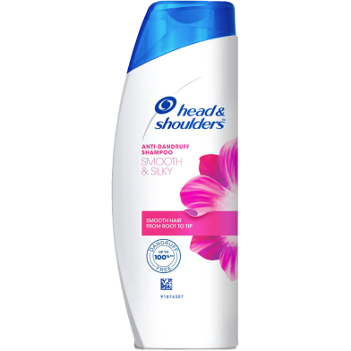 Head and Shoulders Smooth and Silky, Anti Dandruff Shampoo for Women image