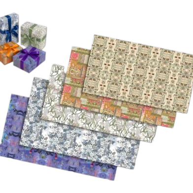 Hearts Big Wrapping Paper- Embossed - 25 Pcs image