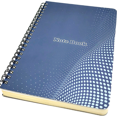 Hearts Crown Notebook - Dark Blue Color image