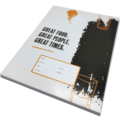 Hearts Floral Binding Khata English 200 Page image