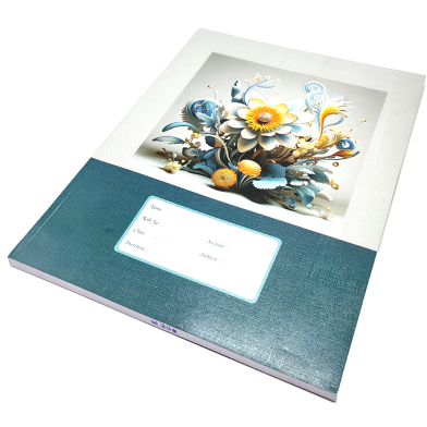 Hearts Floral Binding Khata Roll / Bangla 300 Page image