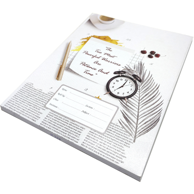 Hearts Floral Binding Khata Roll / Bangla 120 Page image