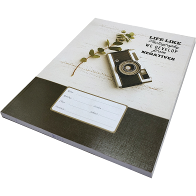 Hearts Floral Binding Khata White 300 Page image