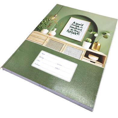 Hearts Floral Binding Khata White 96 Page image