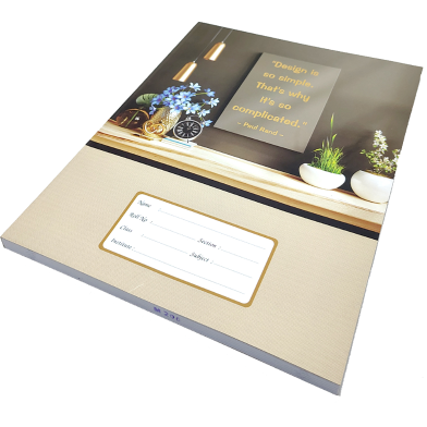 Hearts Floral Smart Binding Khata 300 Page image