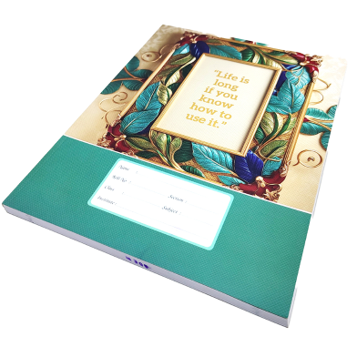 Hearts Floral Smart Binding Khata 300 Page image