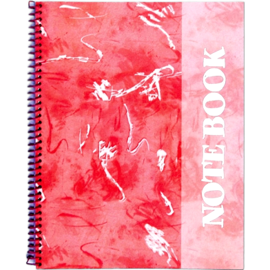 Hearts Foiled Note Book-(Roll Design)-1 Pc image