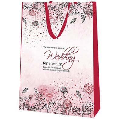 Hearts Gift Bag Smart (Big Weeding) Maroon image