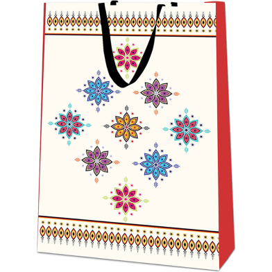 Hearts Gift Bag Smart Small Stripe (Blue Color-Any Design) image