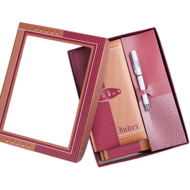 Heart's Premium Gift Box (Notebook, Telephone index and Pen) image