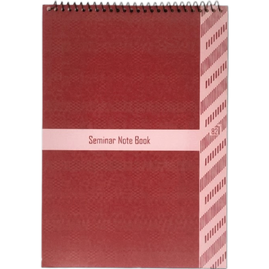 Hearts Seminar Note Book (Top Spiral Any Desigen And Any Color) (Size-8.2) image