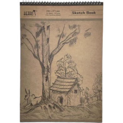 Hearts Sketch Book - Big (64 Page) image