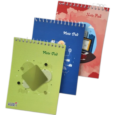 Hearts Small Note Pad 40 Sheet - 10 Pcs image