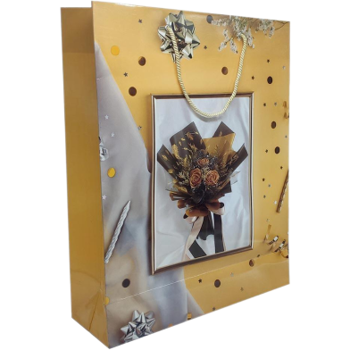 Hearts Smart Shopping Bags Yellow (Large) image