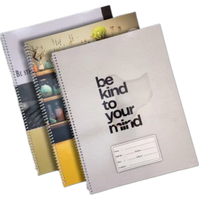 Hearts Spiral Khata (300 Page) - 3 Pcs image