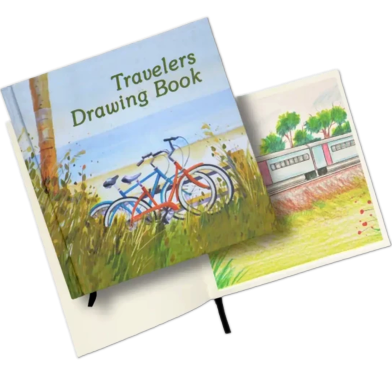 Hearts Travelers Drawing Book image