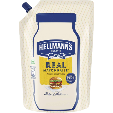 Hellmann's Real Mayonnaise 375 gm (Doy Pack) image