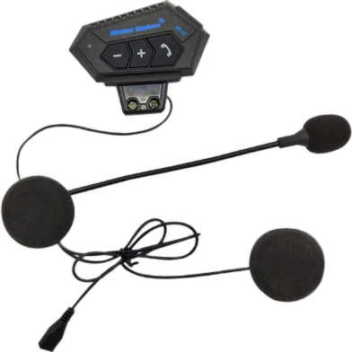 Helmet Bluetooth Intercom Mounting Clip Anti Slip Grip Secure Holder For BT-12 Wireless Earphone Only Clip Black image