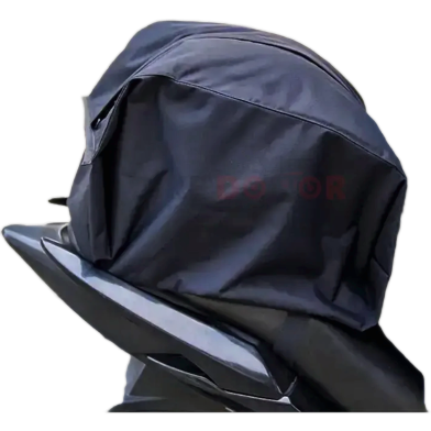 Helmet Safety Cover Double Zipper Bag Waterproof and Dustproof Universal Fit with Handle and Zipper Black 21.5 Inch X 9.5 Inch (Extend Upto 15 Inch*) 1 Piece Dark Black image