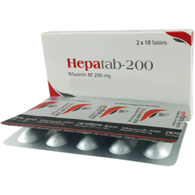 Hepatab 200 mg Tablet–10's Strip image
