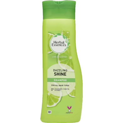 Herbal Essences Dazzling Shine Shampoo With Lime Essences For all Hair Types 400 ml -5011321594470 image