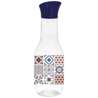 Herevin Decorated Water Bottle (Blue) 1ltr image