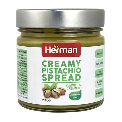 Herman Creamy Pistachio Spread Jar 200gm image