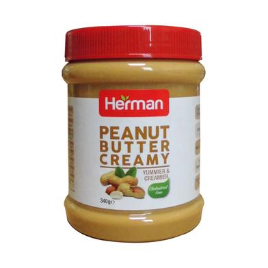 Herman Peanut Butter Creamy (পিনাট বাটার ক্রিম) - 340 gm image
