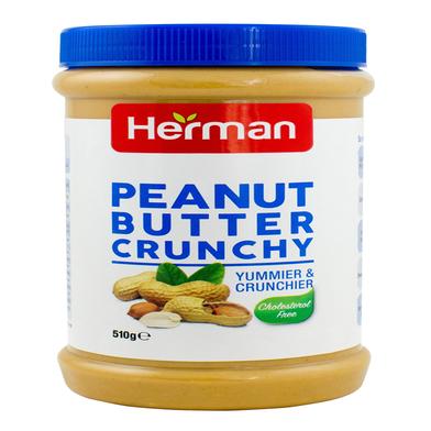 Herman Peanut Butter Crunchy Jar 510gm image