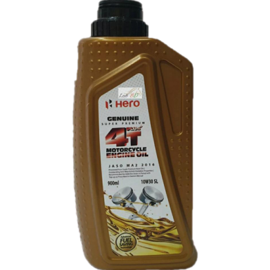 Hero 4T 10W30 SL Engine Oil (900ml) image