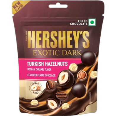 Hershey'S Exotic Dark Turkish Hazelnut Mocha And Caramel Chocolate 26.2gm image