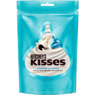 Hersheys Kisses Cookies And Creme Chocolate 33.6gm image