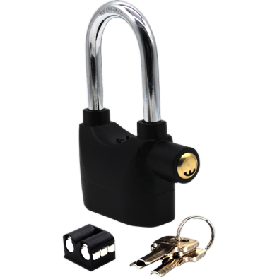 High-Security Alarm Padlock with Motion Sensor Waterproof Lock for Gates Doors and Shutters image