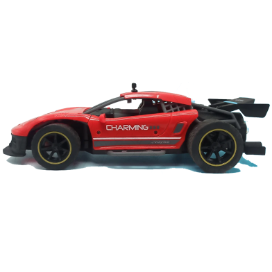 High Speed Racing Rechargeable Car With Light And Spray, Remote Control (RC) Vehicle Toy Car for Kids (rc_spraycar_6316_r) Red image