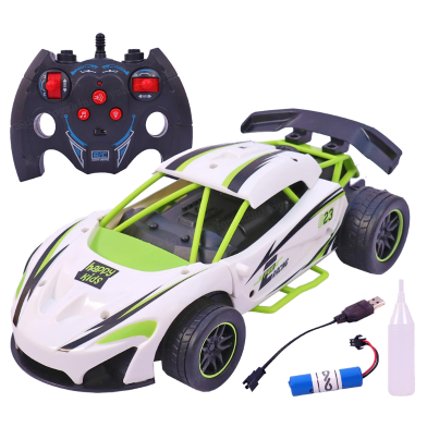 High Speed Racing Rechargeable Car with Light and Spray Price in