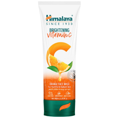 Himalaya Brightening Vitamin C Orange Face Wash-100ml image