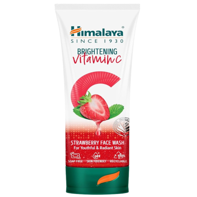 Himalaya Brightening Vitamin C Strawberry Face Wash-100ml image
