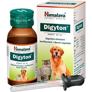 Himalaya Digyton Drops For Cat Kitten Puppy Dog 30ml(Digestive Stimulant) image